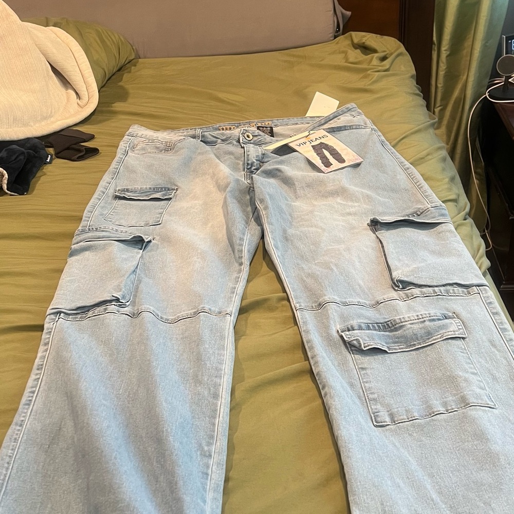 VIP Women's Denim Straight Leg Jeans with Pockets
